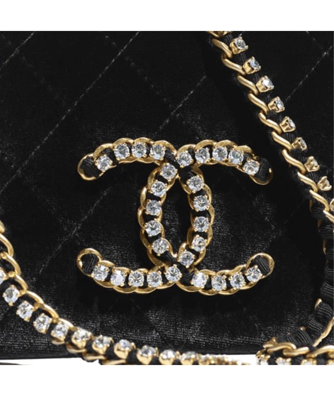 CHANEL Черная сумка через плечо, фото 3