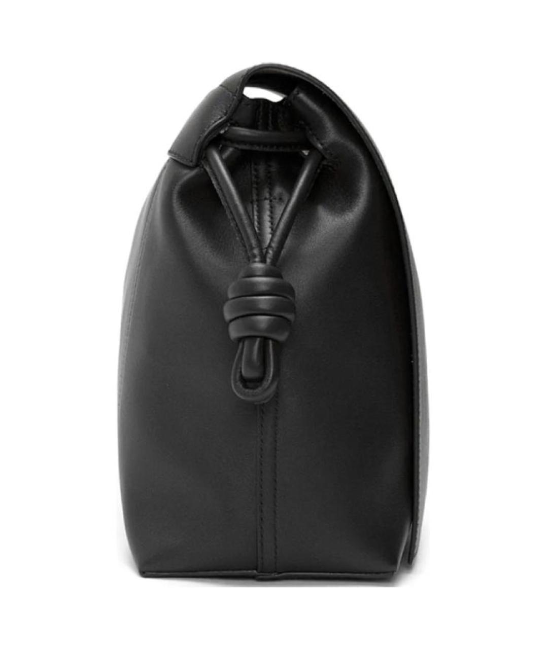 LOEWE Черная кожаная сумка на плечо, фото 4