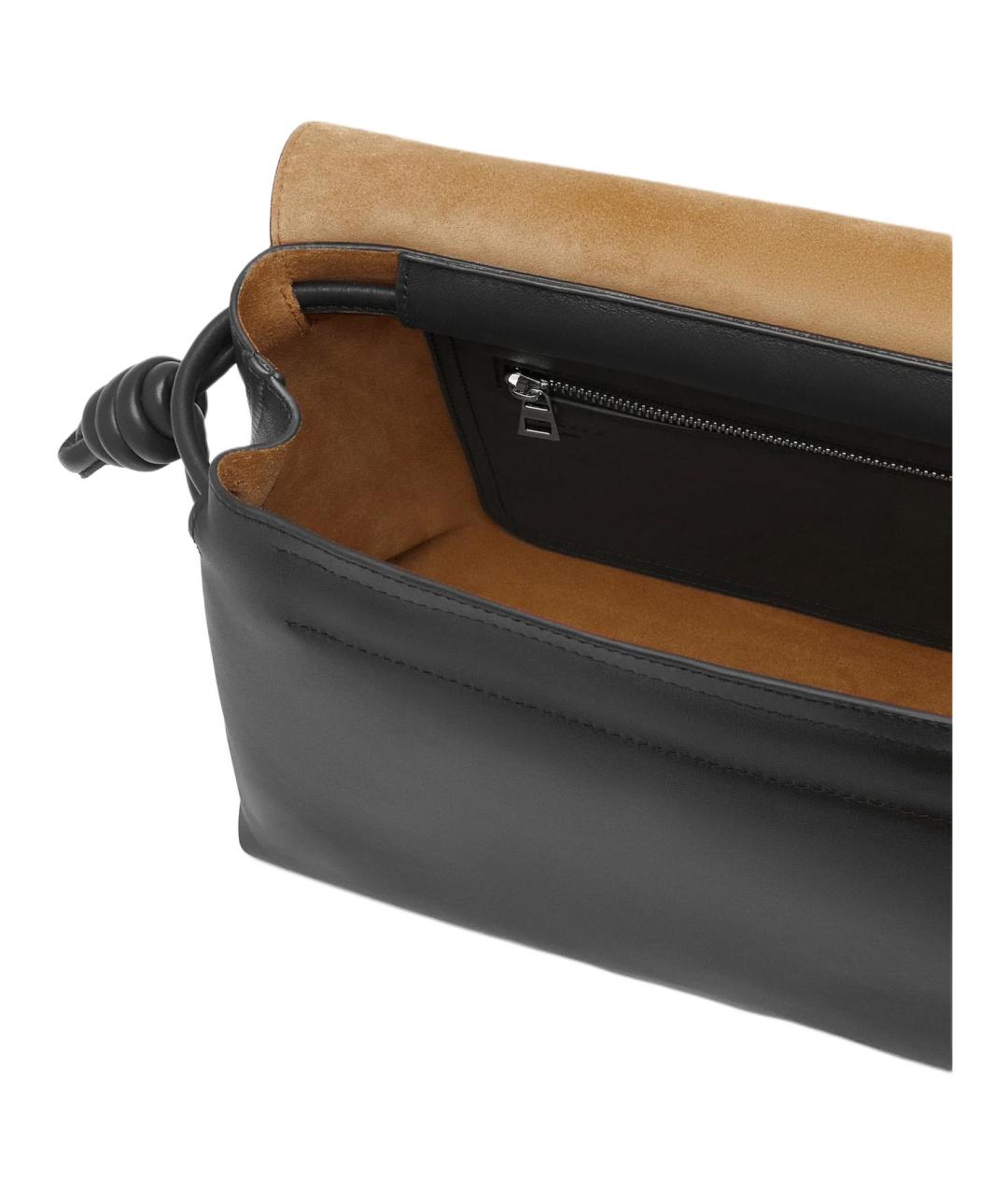 LOEWE Черная кожаная сумка на плечо, фото 6