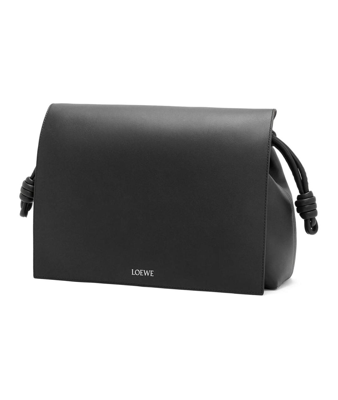 LOEWE Черная кожаная сумка на плечо, фото 3