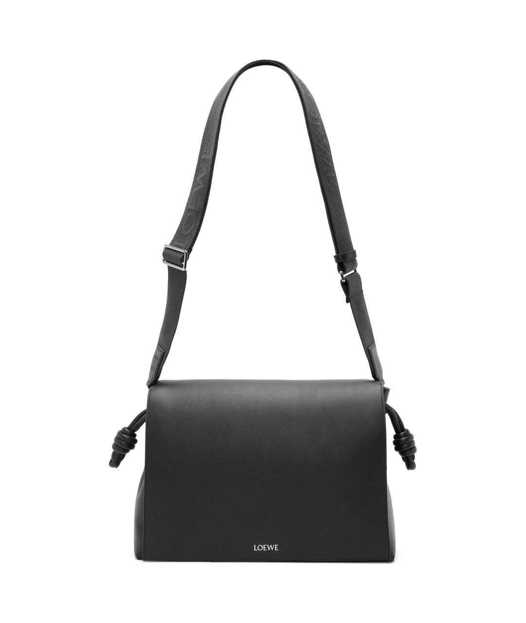 LOEWE Черная кожаная сумка на плечо, фото 2