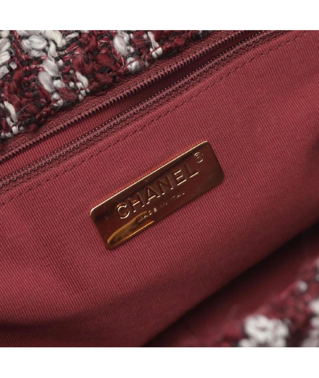 CHANEL Черная твидовая сумка через плечо, фото 8