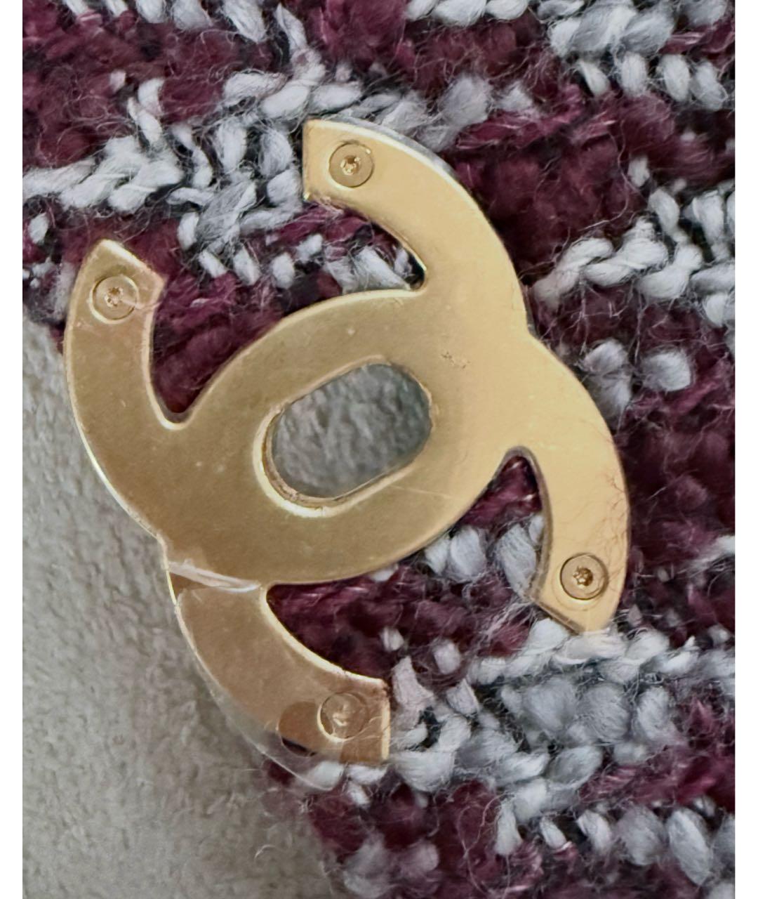 CHANEL Черная твидовая сумка через плечо, фото 7