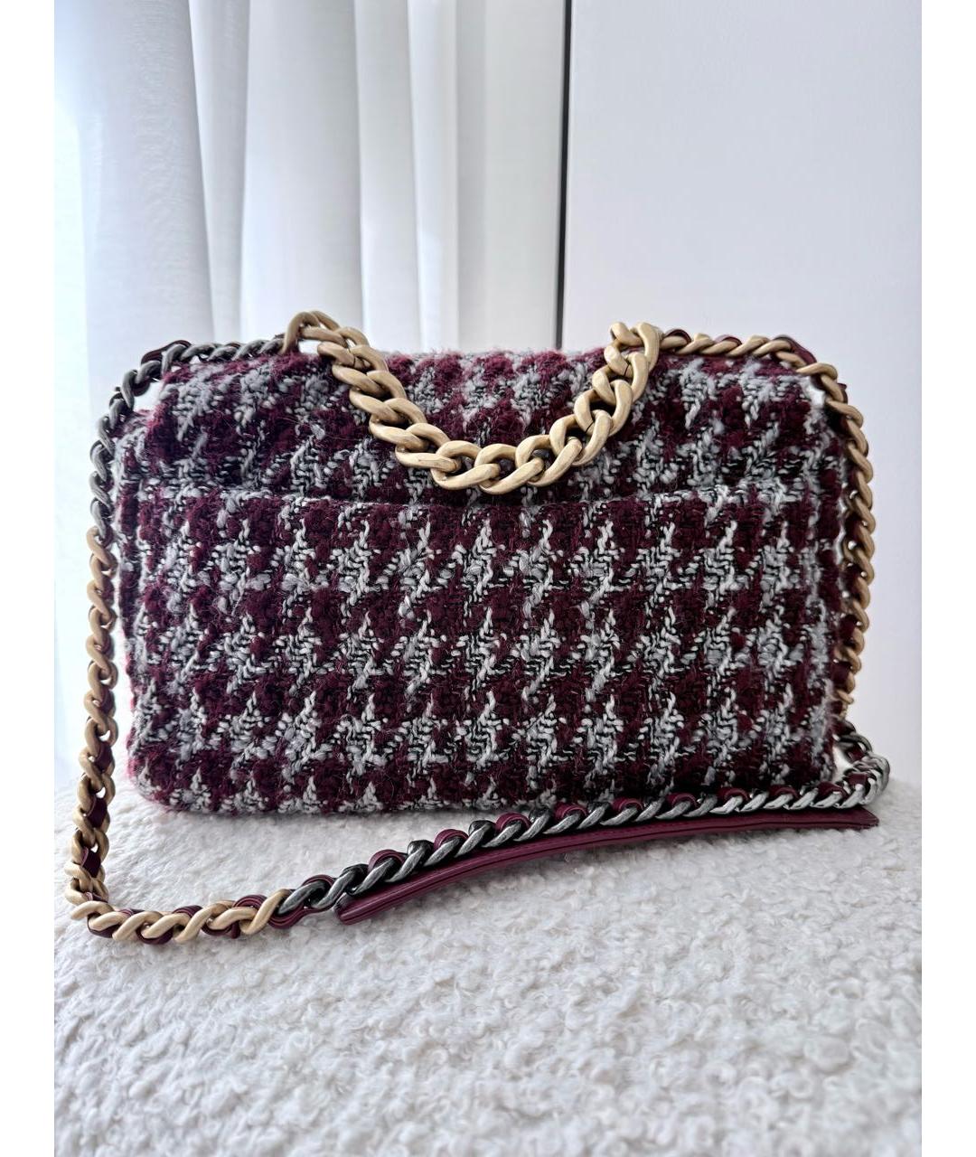 CHANEL Черная твидовая сумка через плечо, фото 4