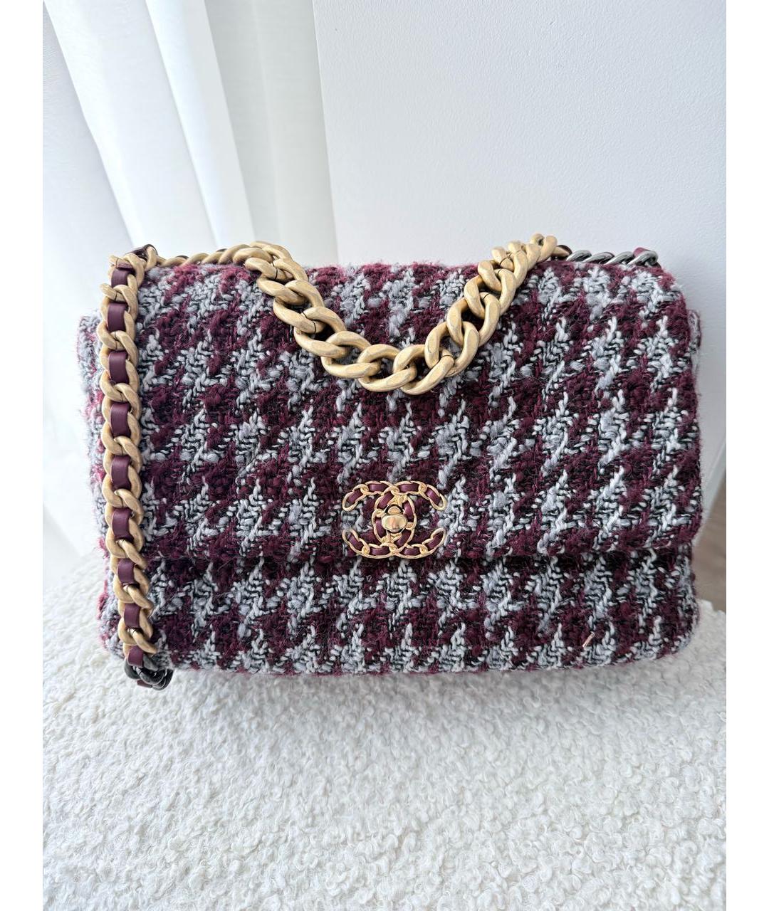 CHANEL Черная твидовая сумка через плечо, фото 2