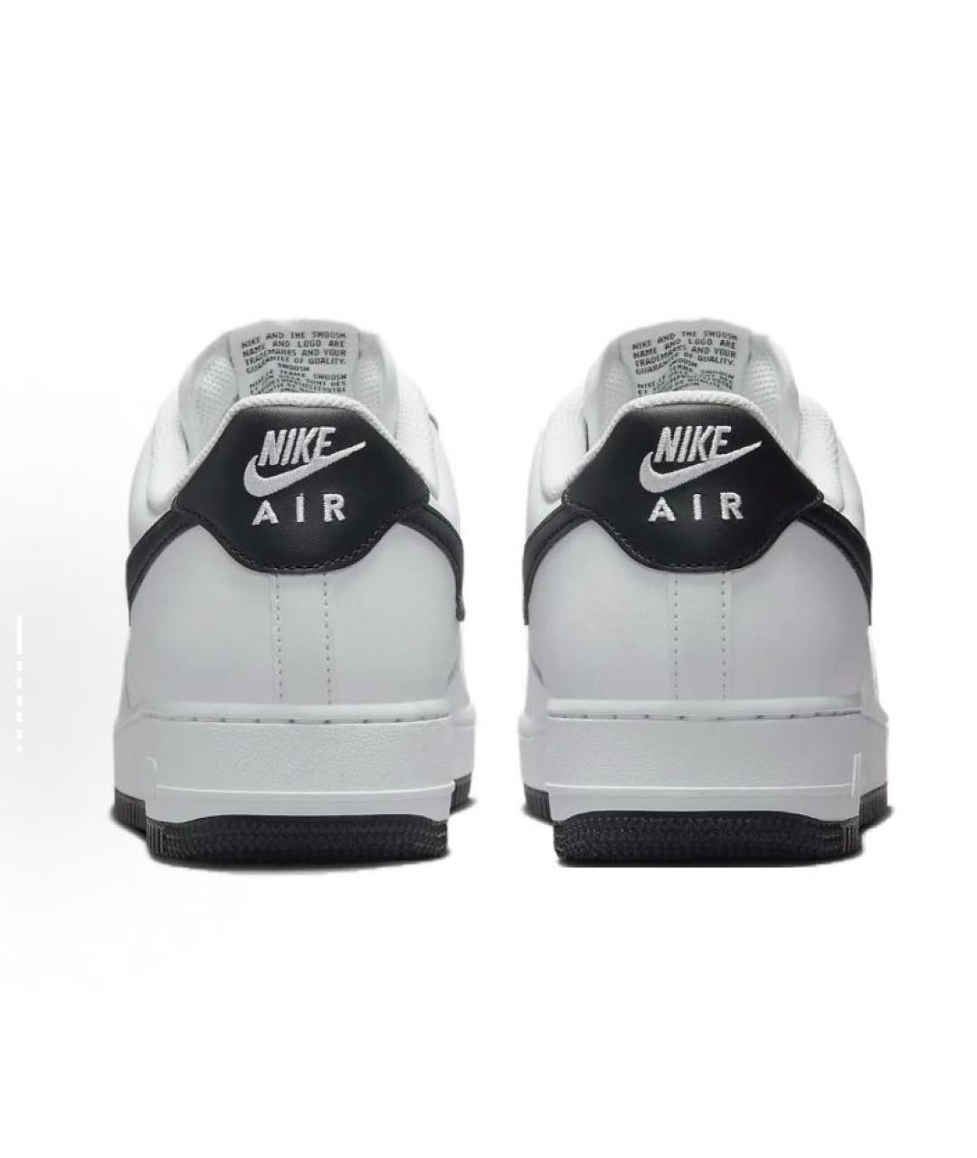 NIKE Белые кожаные низкие кроссовки / кеды, фото 5
