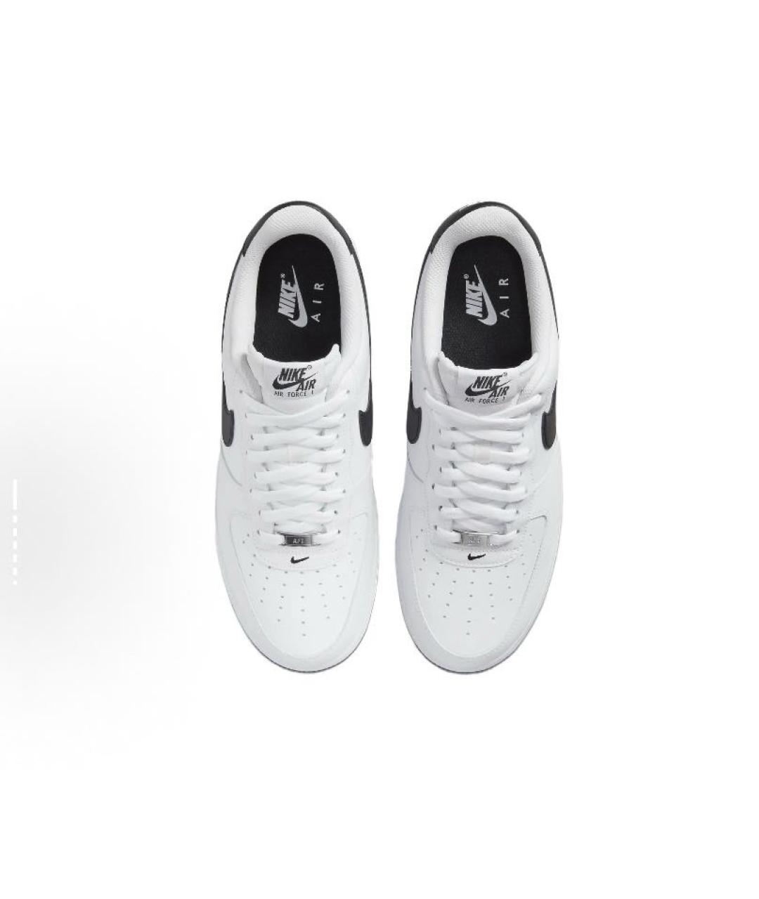 NIKE Белые кожаные низкие кроссовки / кеды, фото 4