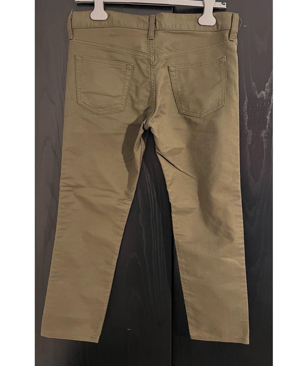 JUNYA WATANABE COMME DES GARÇONS Хаки хлопковые бриджи, фото 3