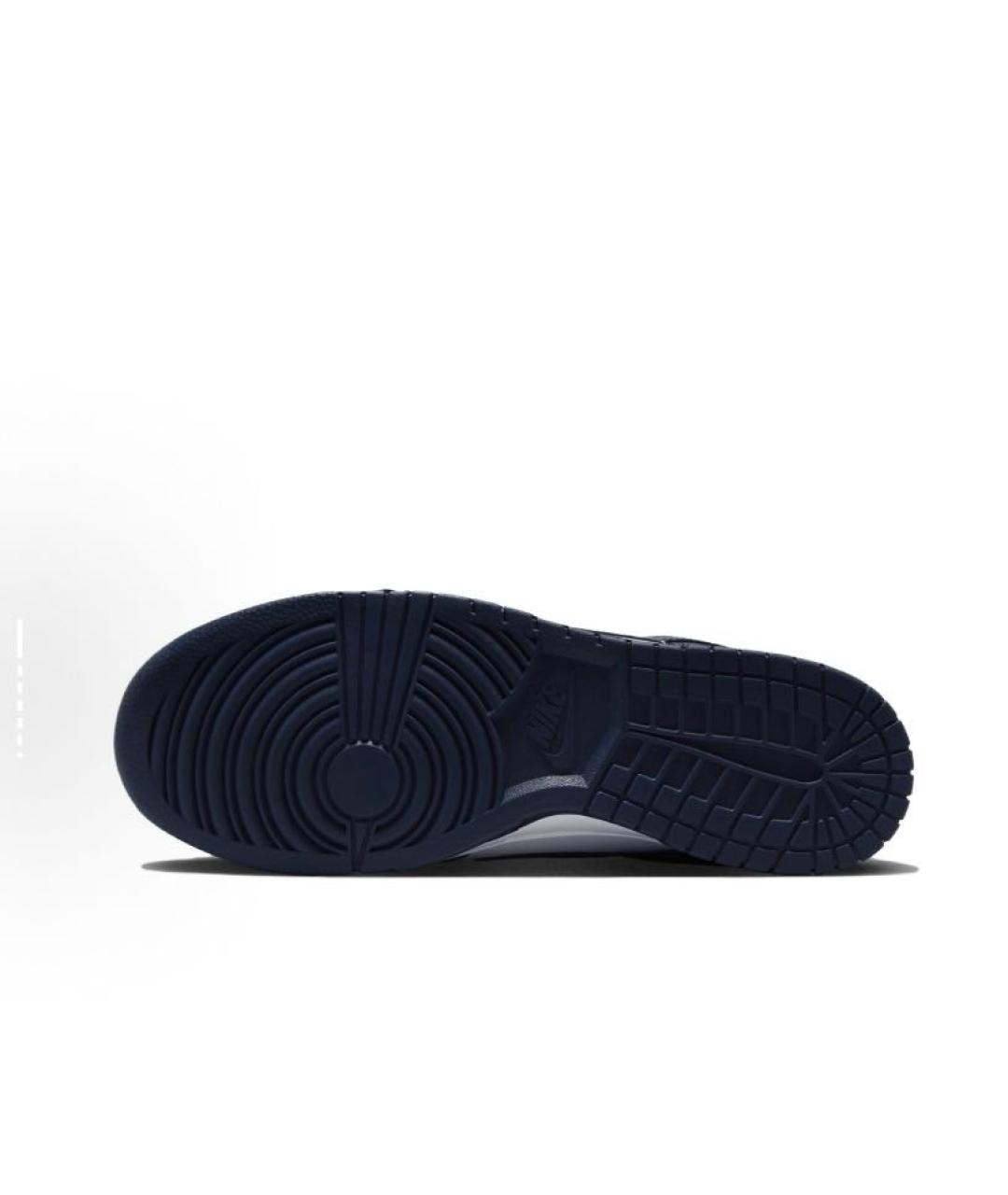 NIKE Черные кожаные низкие кроссовки / кеды, фото 5