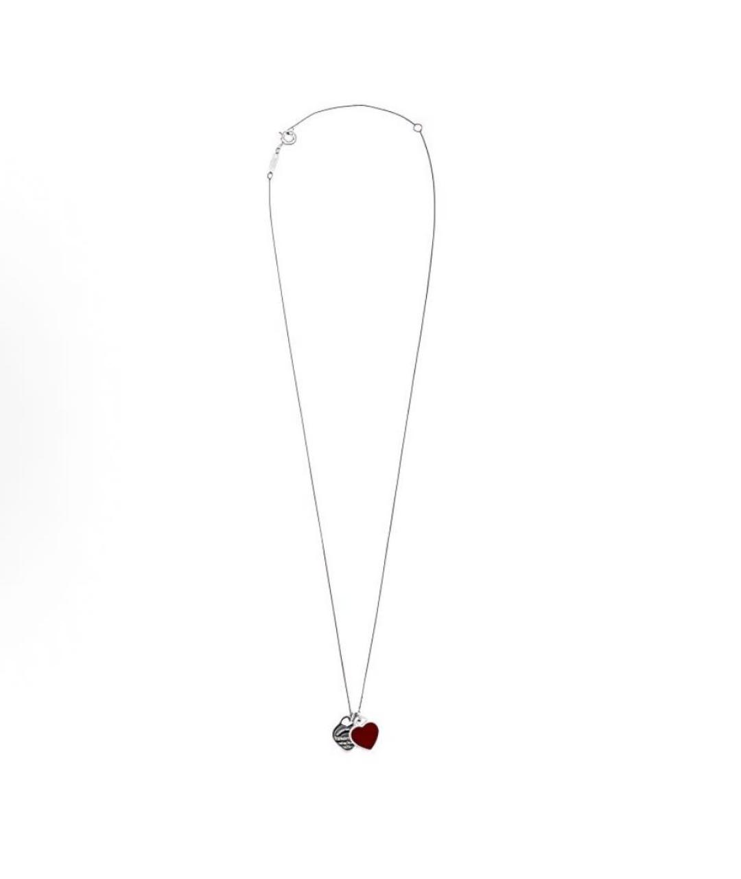 TIFFANY&CO Красная серебряная подвеска, фото 3