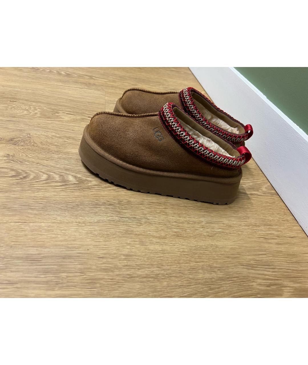 UGG AUSTRALIA Коричневые замшевые мюли, фото 5