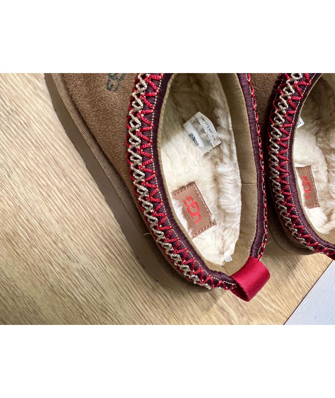 UGG AUSTRALIA Коричневые замшевые мюли, фото 3