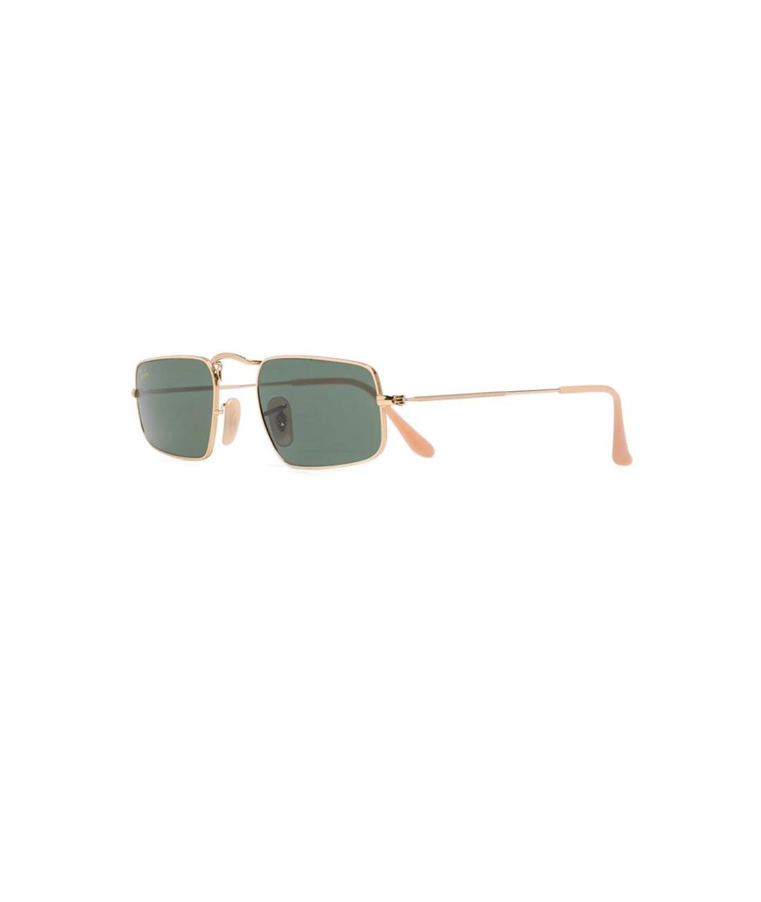 RAY BAN Зеленые металлические солнцезащитные очки, фото 2