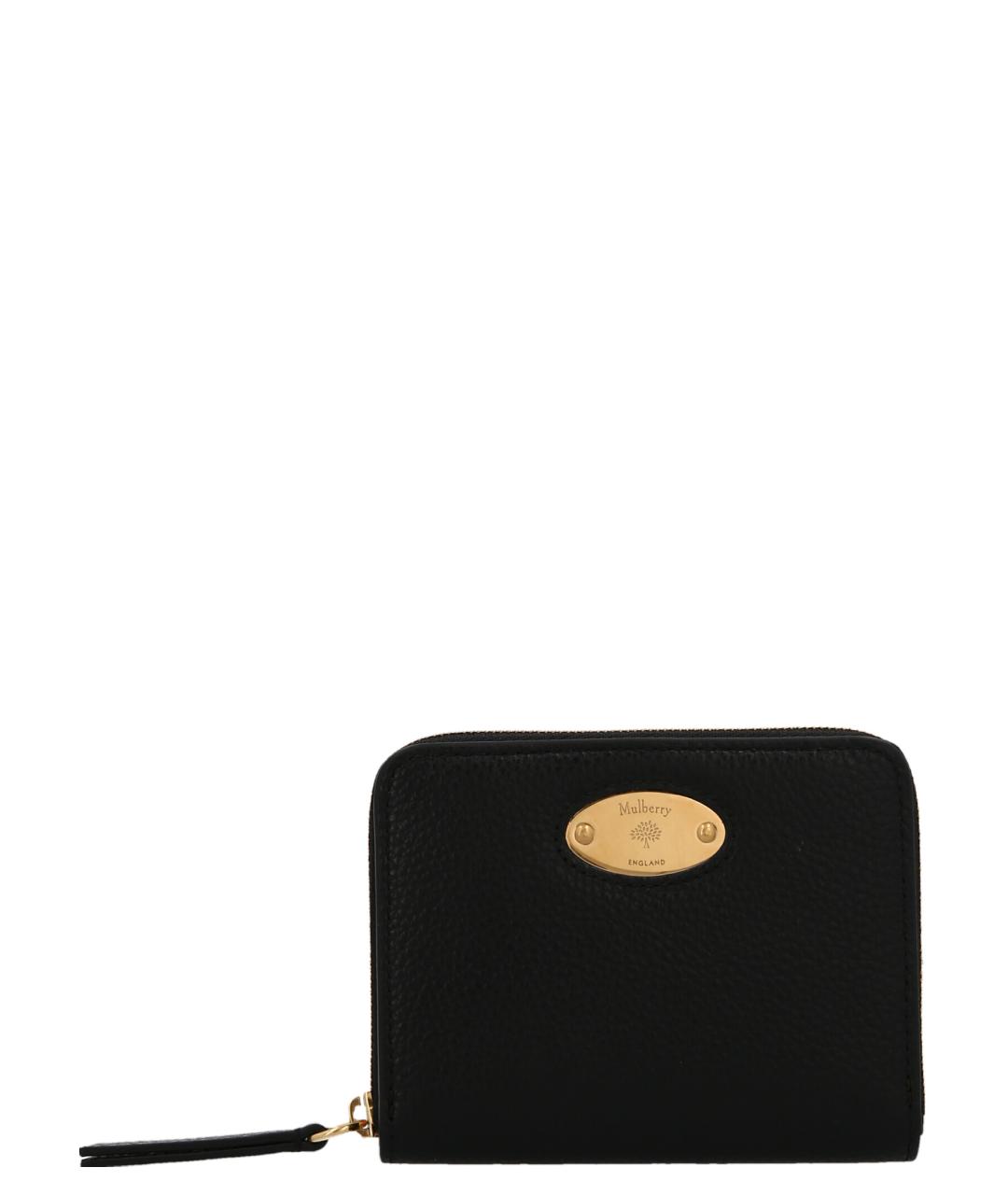 MULBERRY Черный кожаный кошелек, фото 4