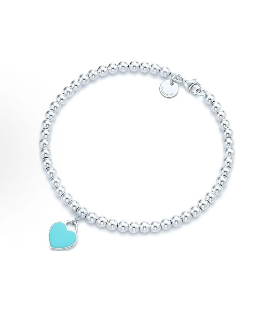 TIFFANY&CO Бирюзовый серебряный браслет, фото 1