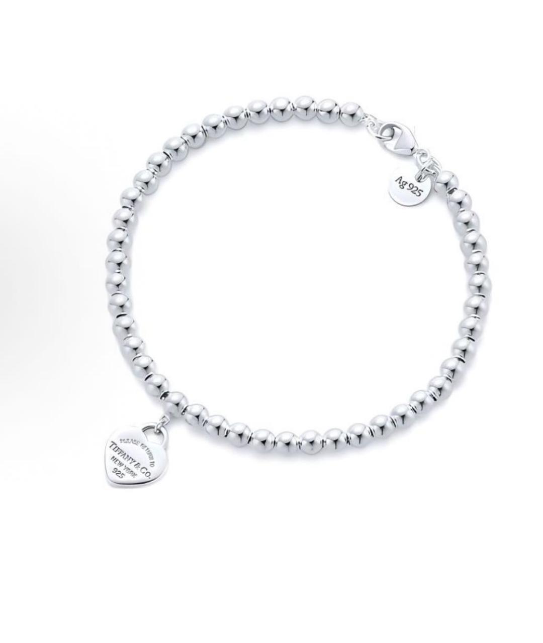 TIFFANY&CO Бирюзовый серебряный браслет, фото 3