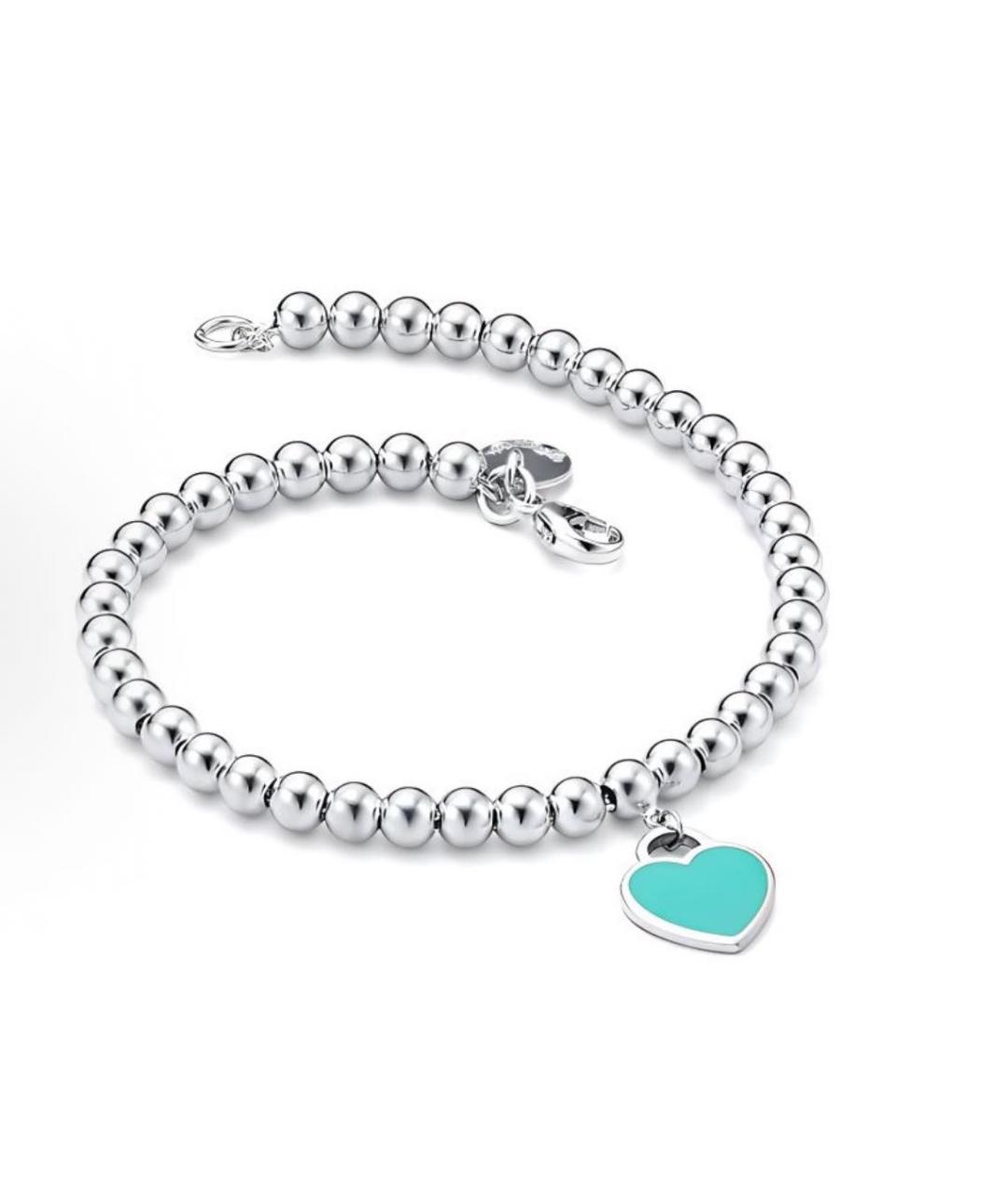 TIFFANY&CO Бирюзовый серебряный браслет, фото 2