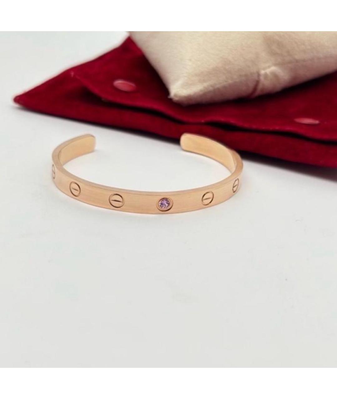 CARTIER Золотой браслет из розового золота, фото 2
