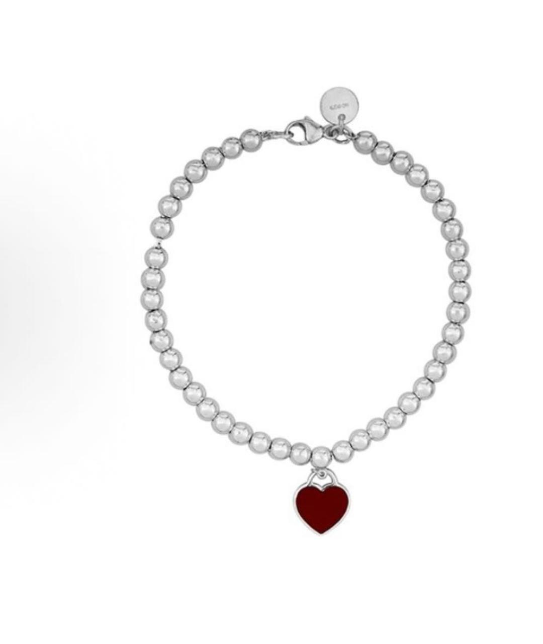 TIFFANY&CO Красный серебряный браслет, фото 2