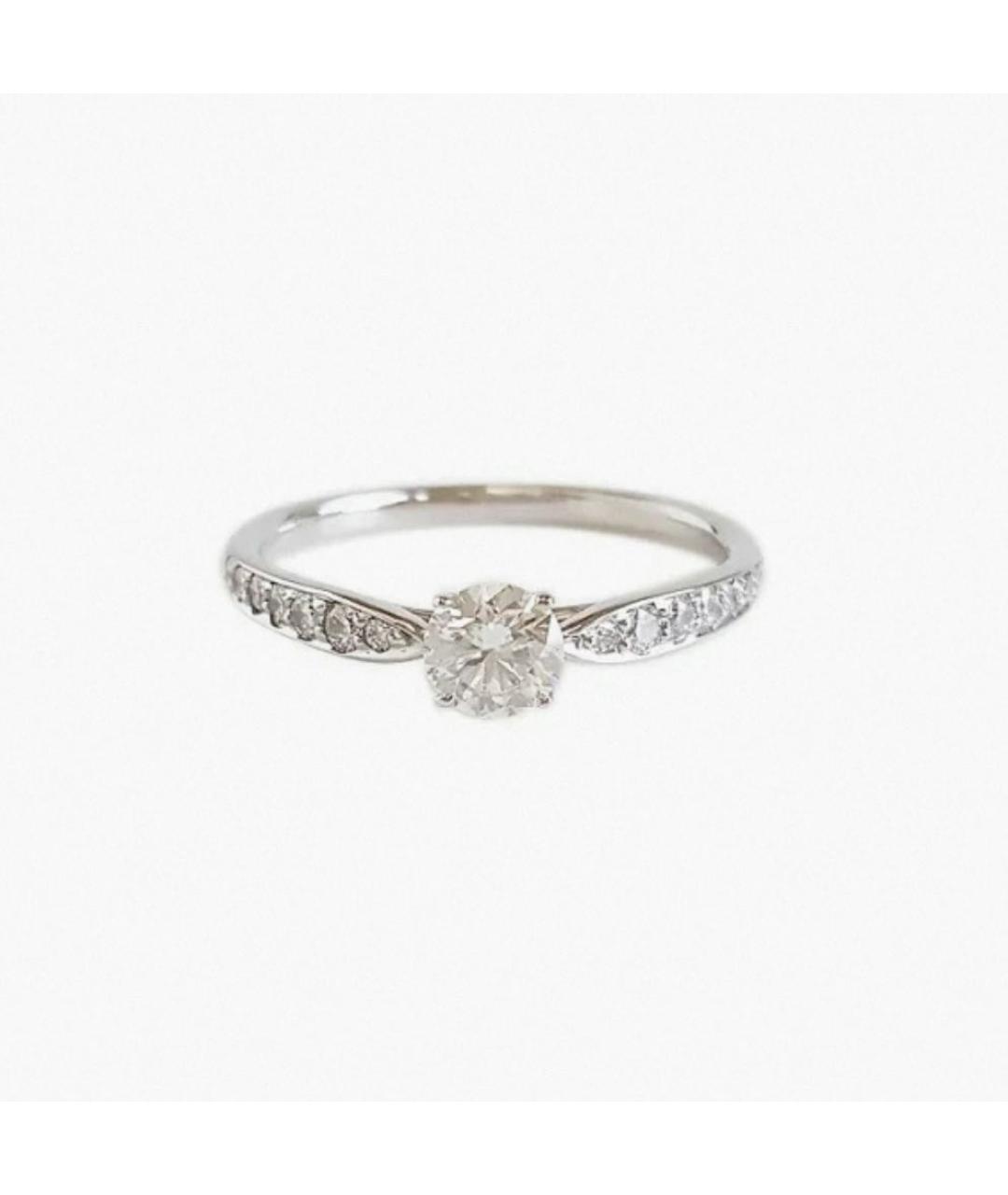 TIFFANY&CO Серебряное платиновое кольцо, фото 9