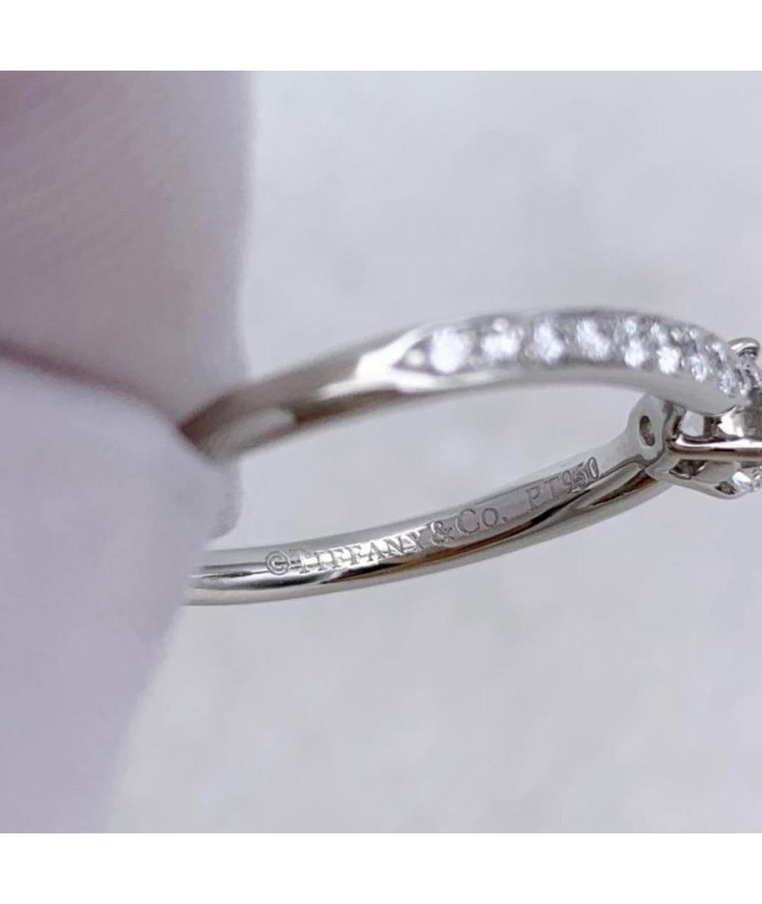 TIFFANY&CO Серебряное платиновое кольцо, фото 5