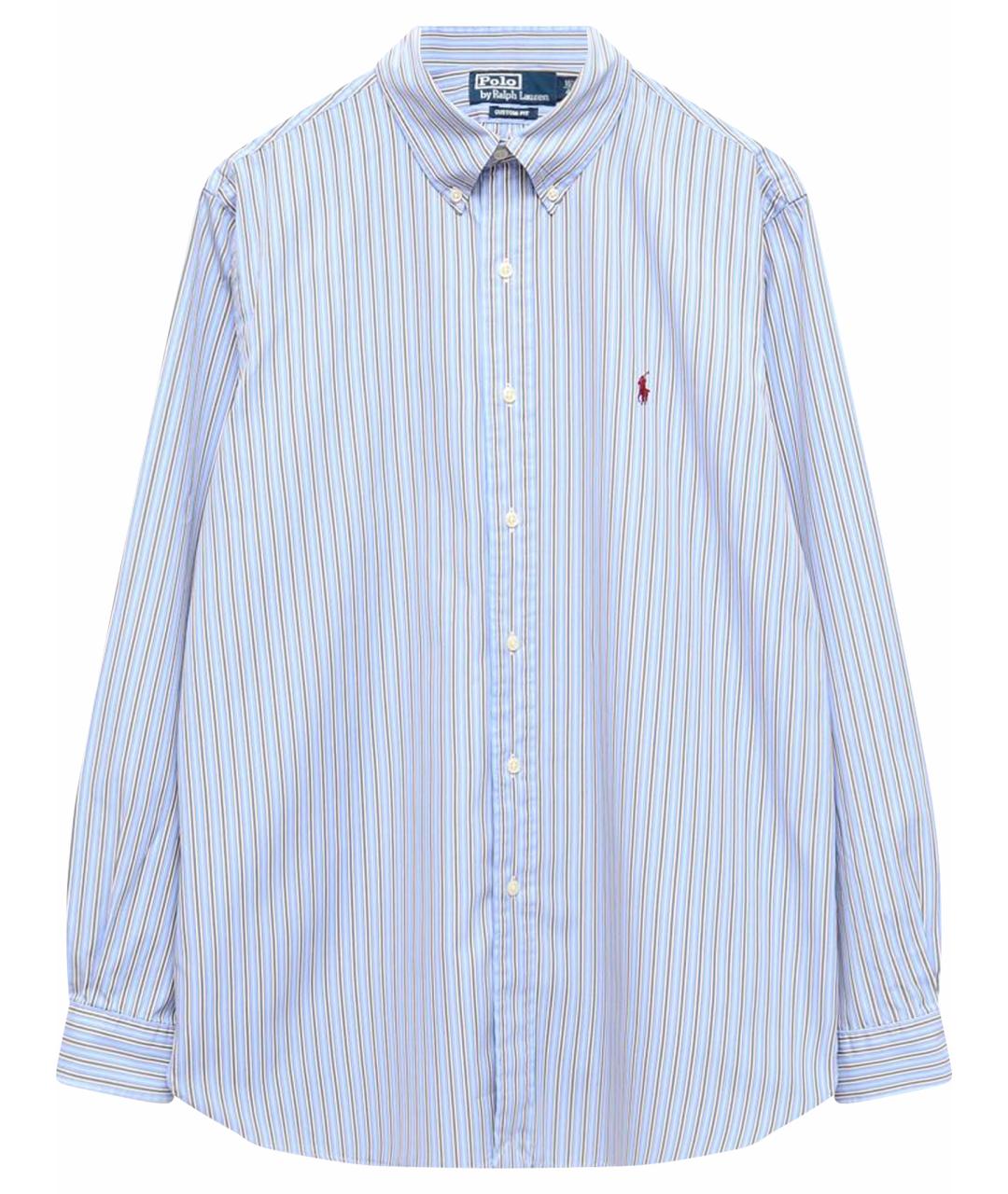 POLO RALPH LAUREN Голубая хлопковая классическая рубашка, фото 1