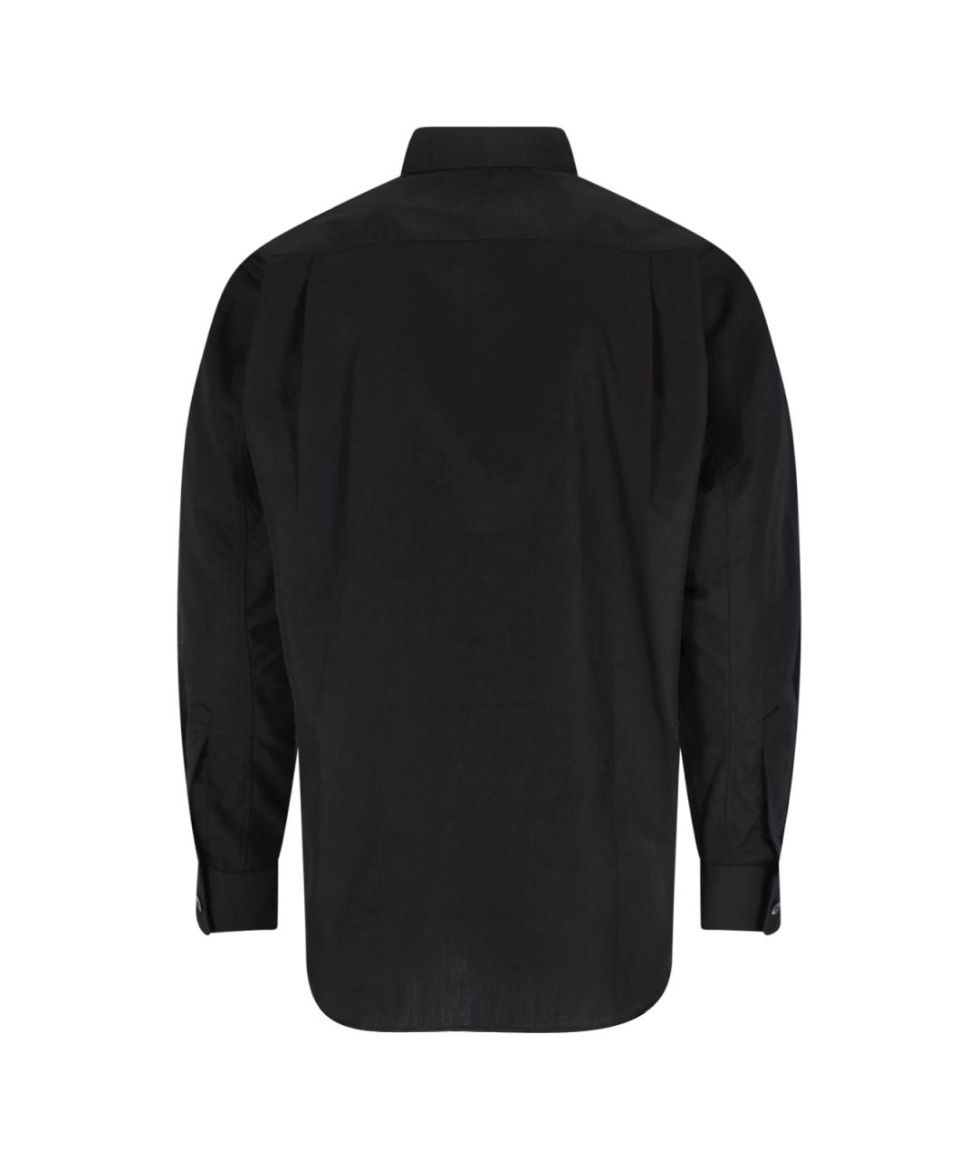 COMME DES GARÇONS PLAY Черная хлопковая рубашка, фото 2