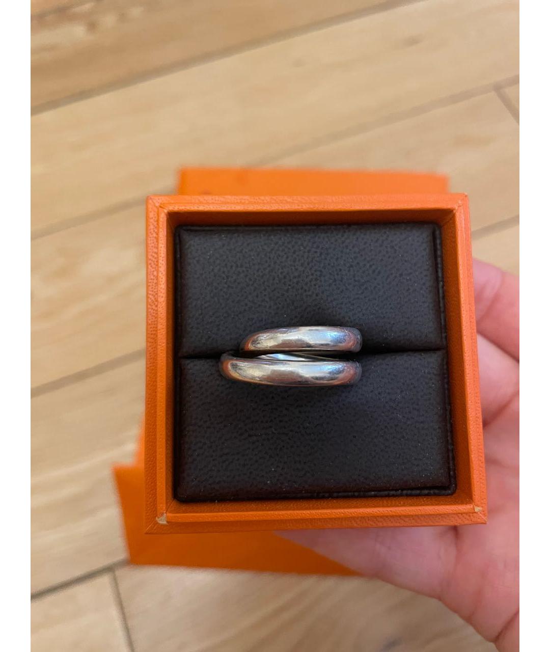 HERMES Серебряное серебряное кольцо, фото 6