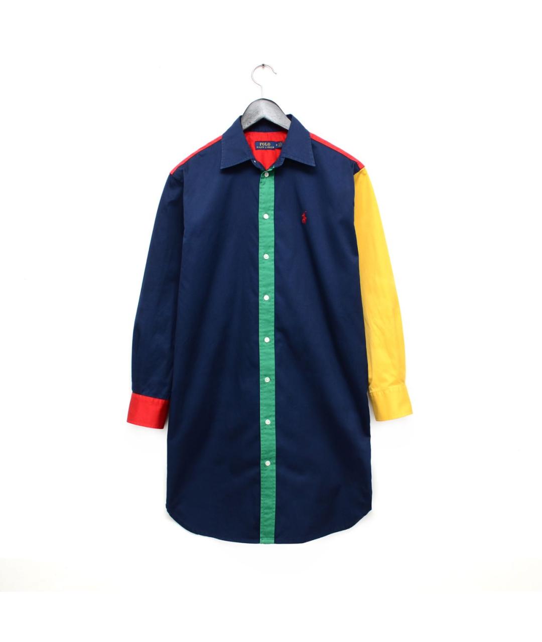 POLO RALPH LAUREN Темно-синее хлопковое повседневное платье, фото 2