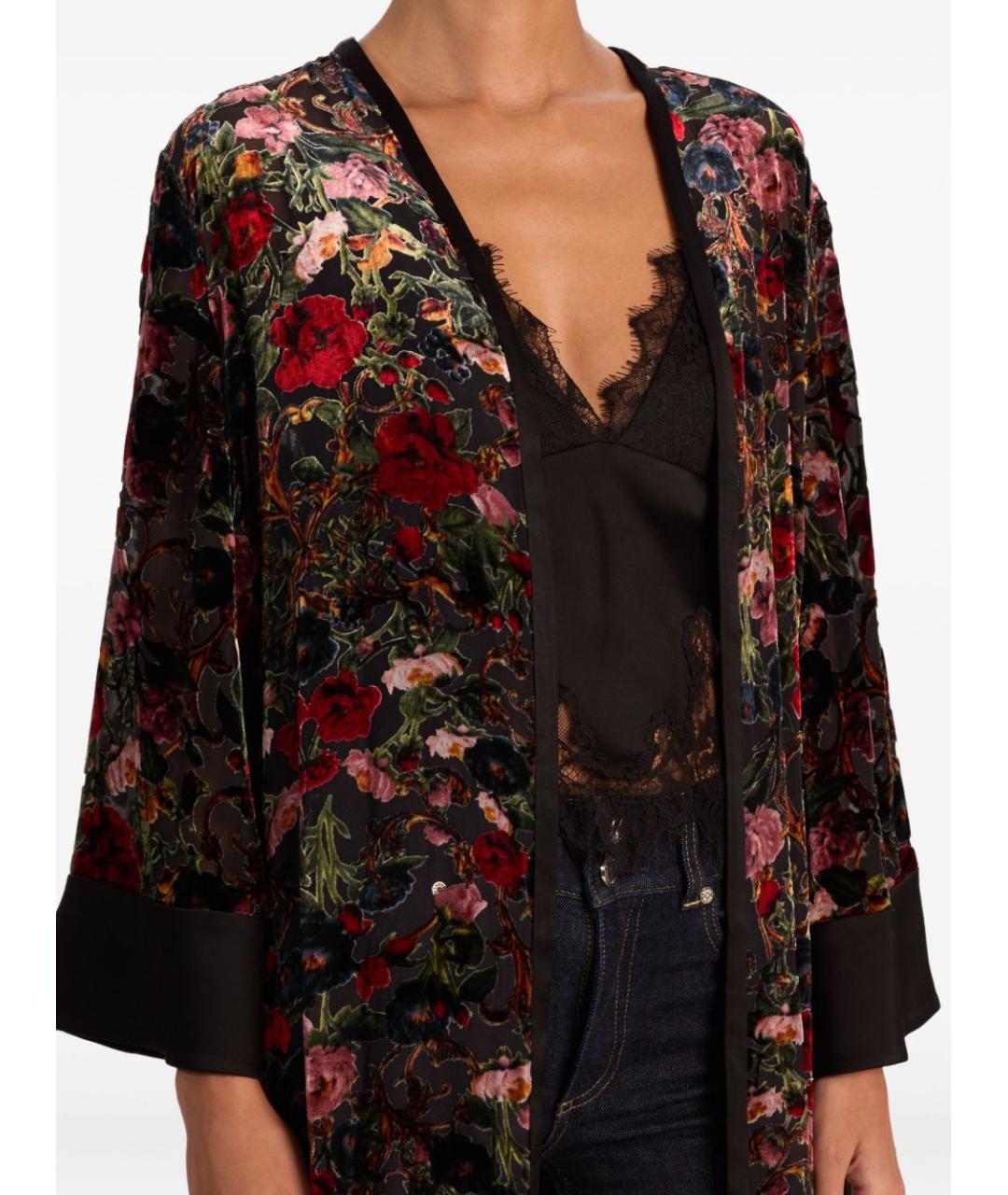 ALICE+OLIVIA Черное вискозное платье, фото 4