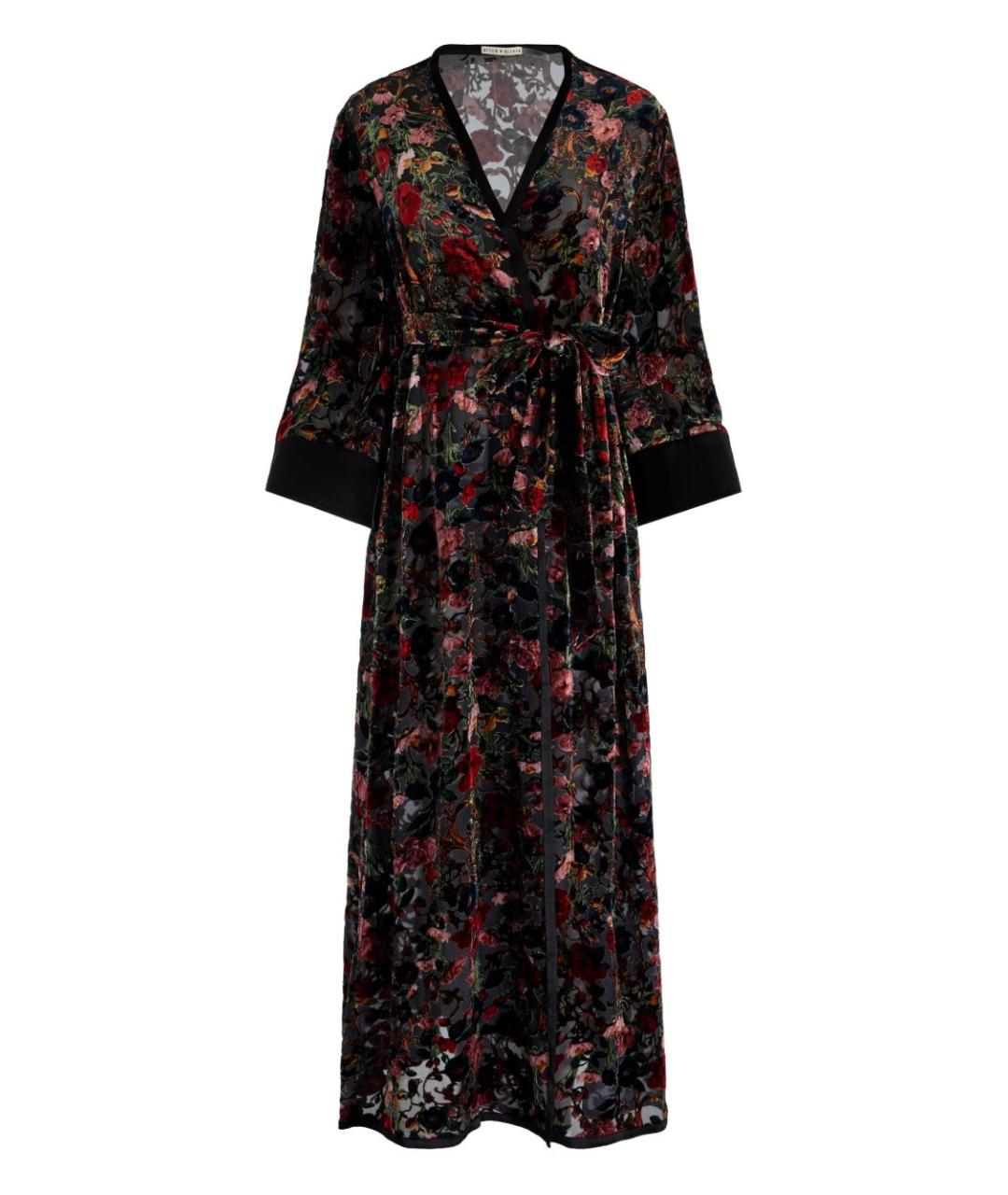 ALICE+OLIVIA Черное вискозное платье, фото 1