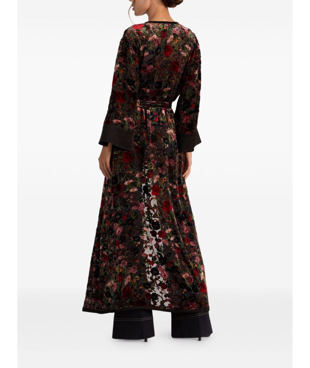 ALICE+OLIVIA Черное вискозное платье, фото 5