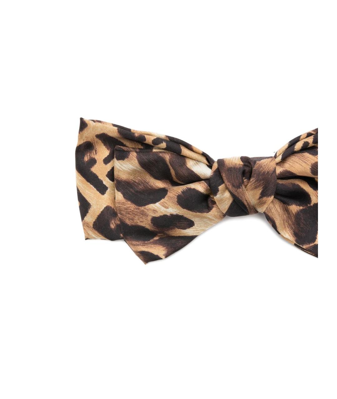 FENDI Коричневая заколка, фото 2