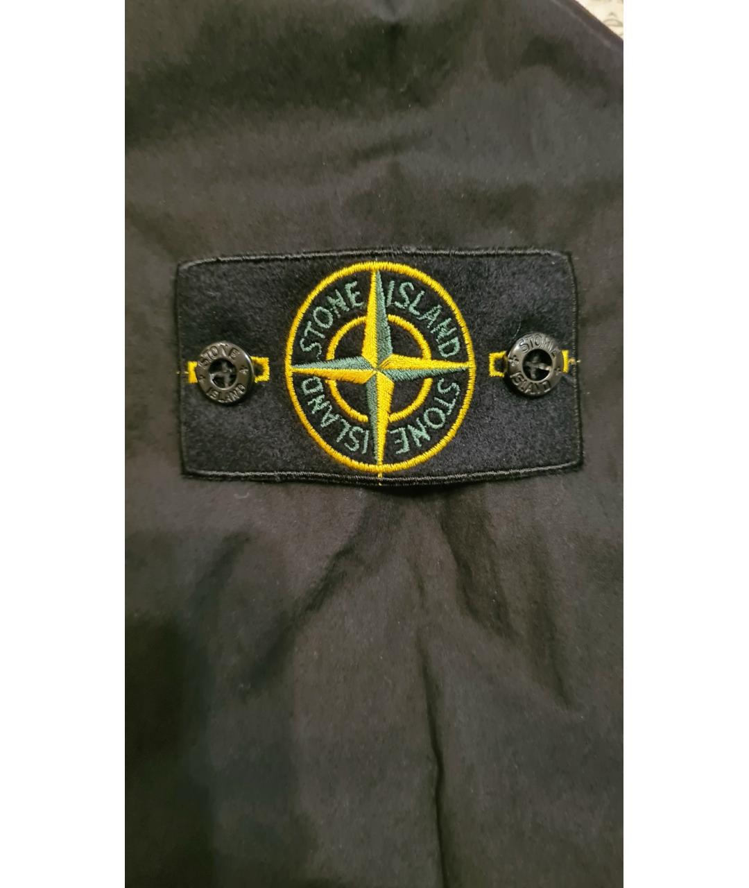 STONE ISLAND Черная куртка, фото 4