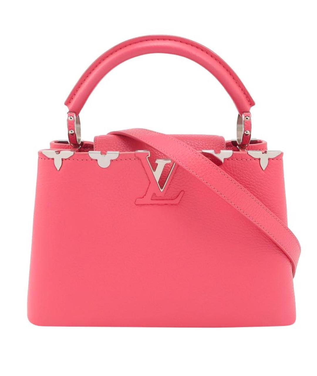 LOUIS VUITTON Розовая кожаная сумка тоут, фото 1