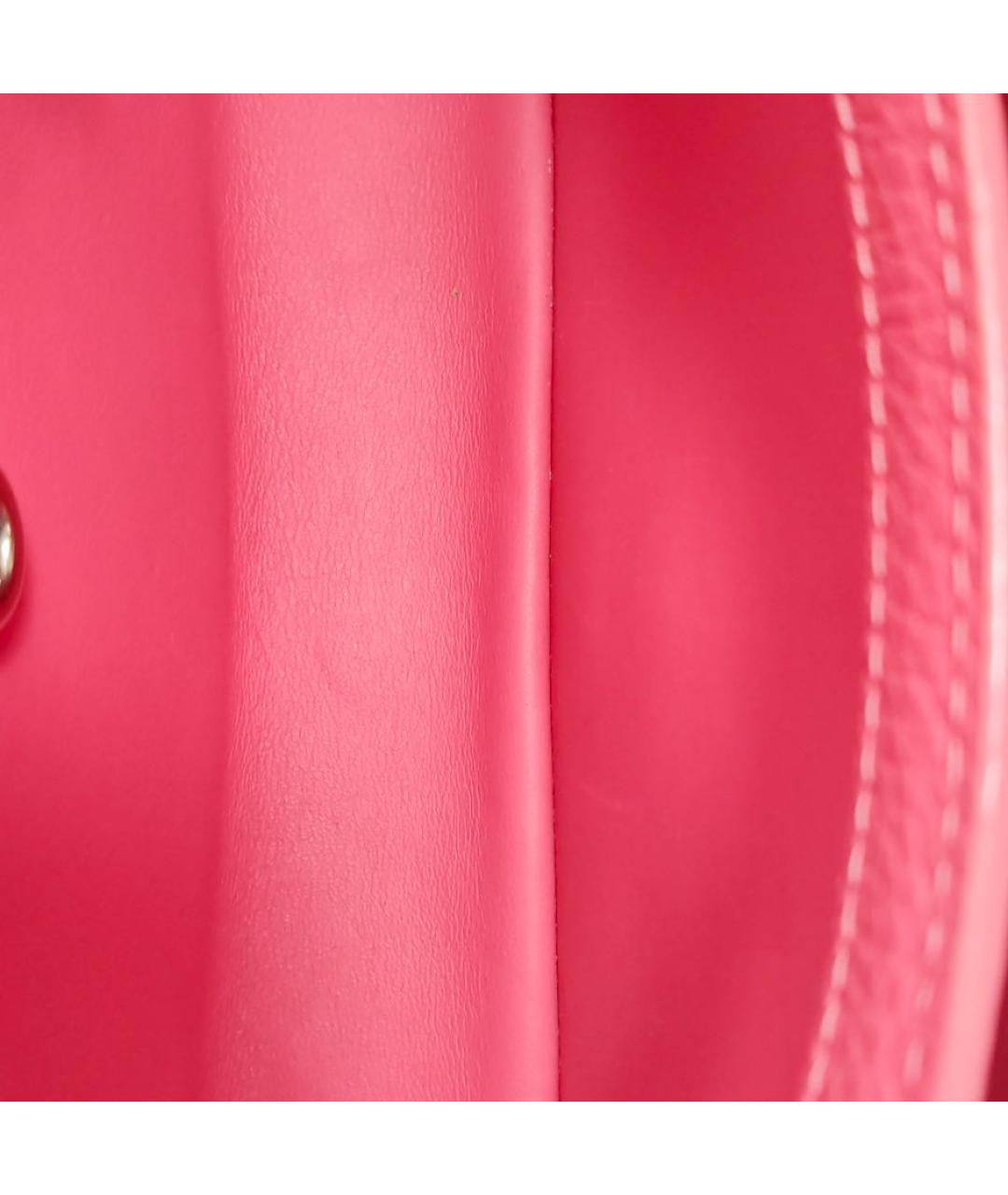 LOUIS VUITTON Розовая кожаная сумка тоут, фото 8