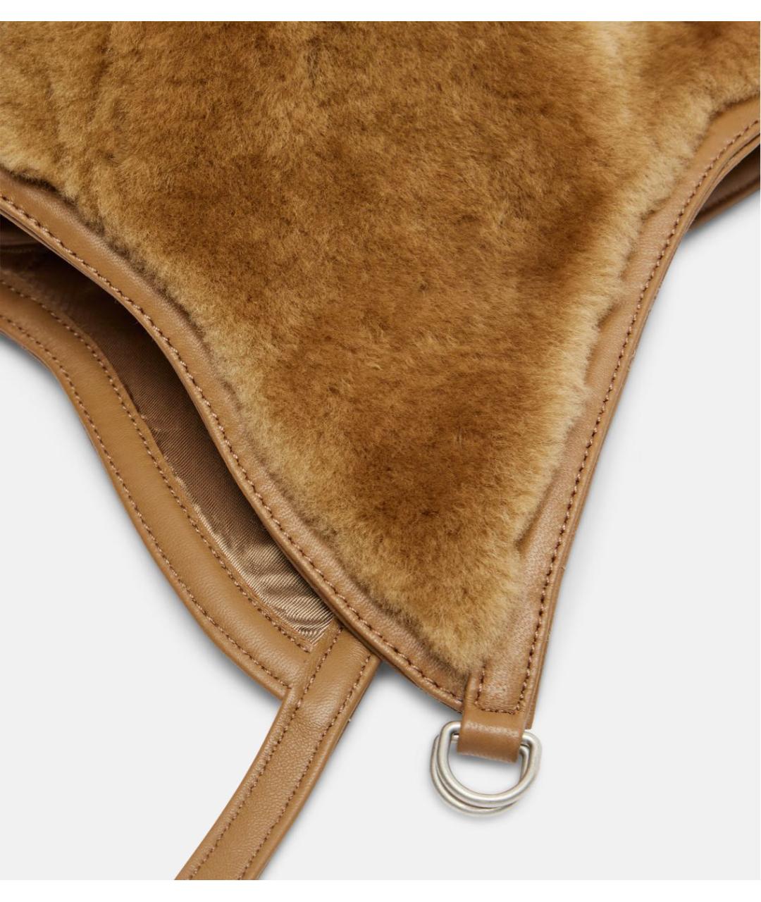 ACNE STUDIOS Коричневая шерстяная шапка, фото 3