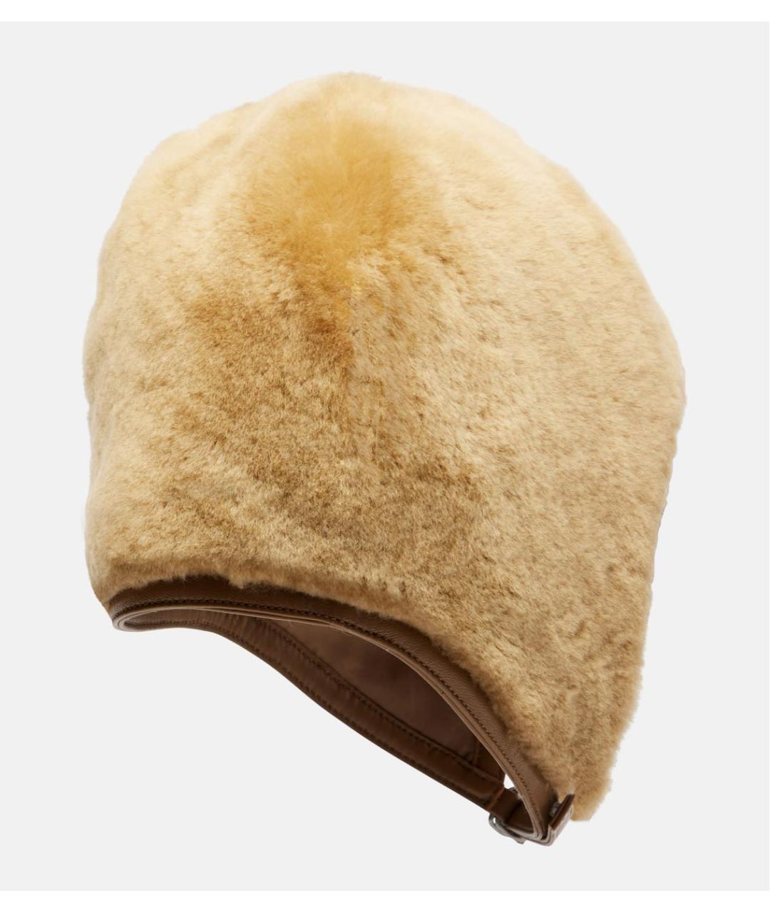 ACNE STUDIOS Коричневая шерстяная шапка, фото 4