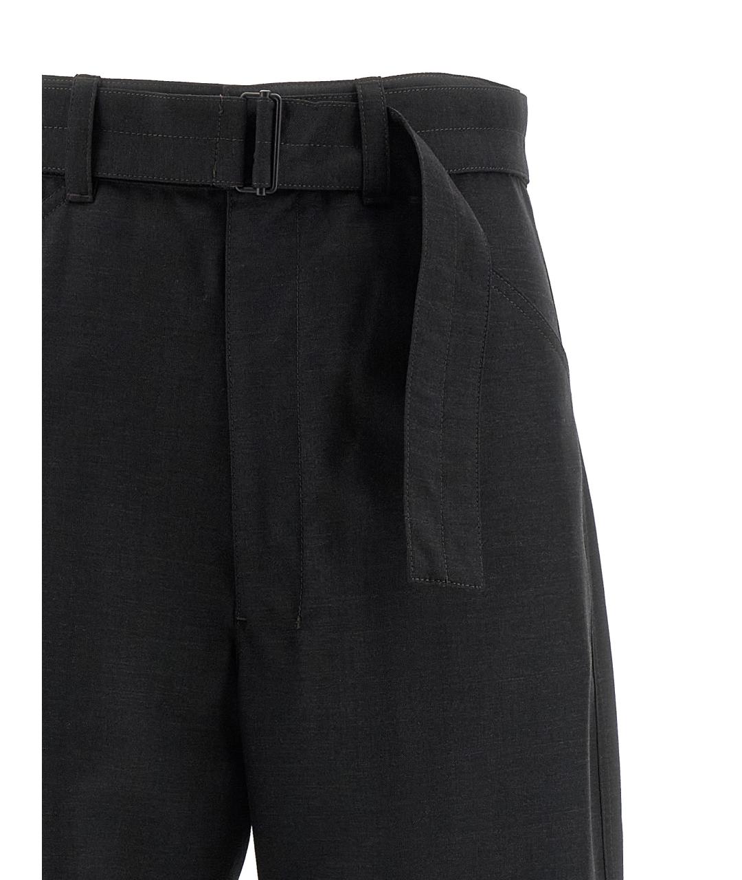 LEMAIRE Черные прямые брюки, фото 2