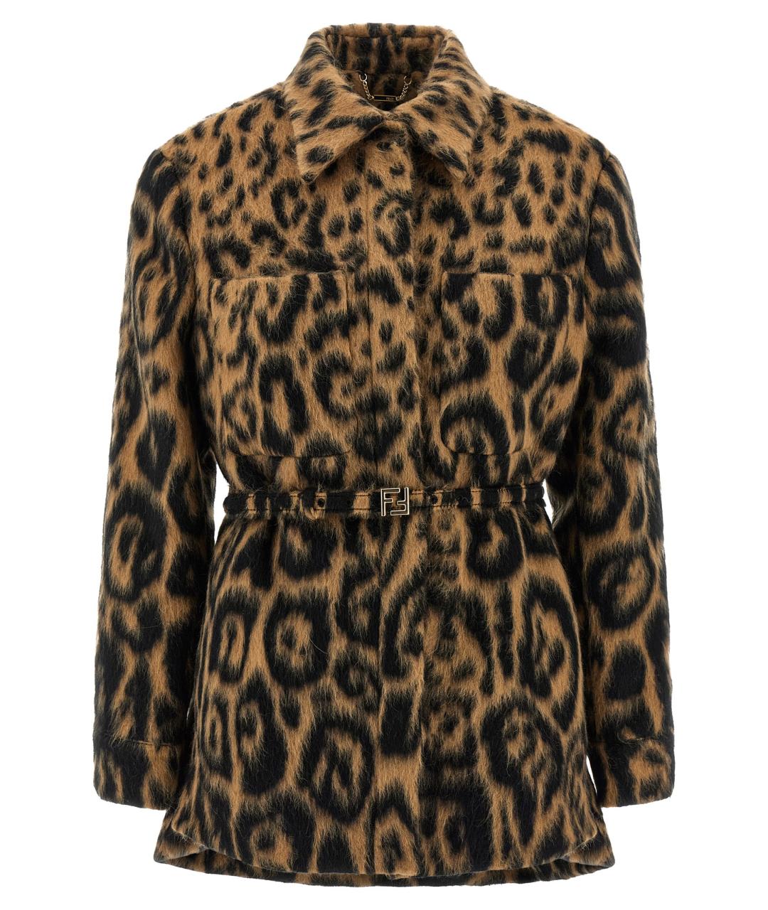 FENDI Мульти шерстяной тренч/плащ, фото 1