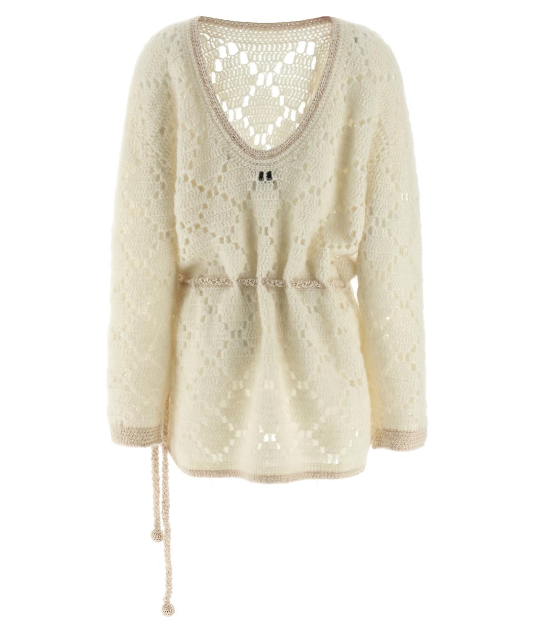 ISABEL MARANT Бежевое шерстяное повседневное платье, фото 2