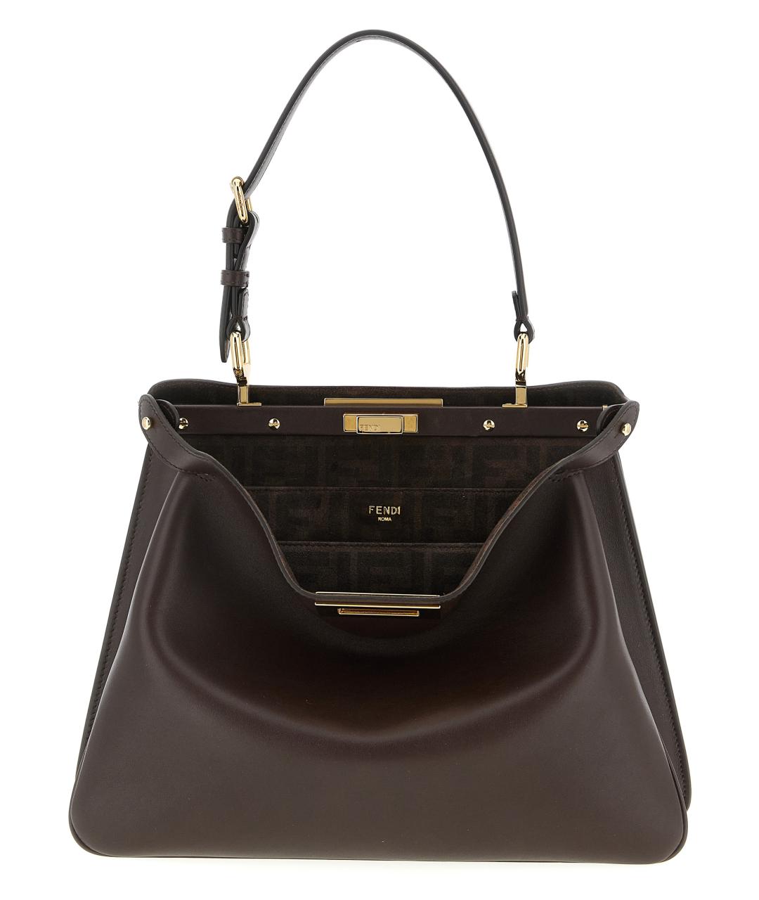 FENDI Коричневая сумка тоут, фото 1