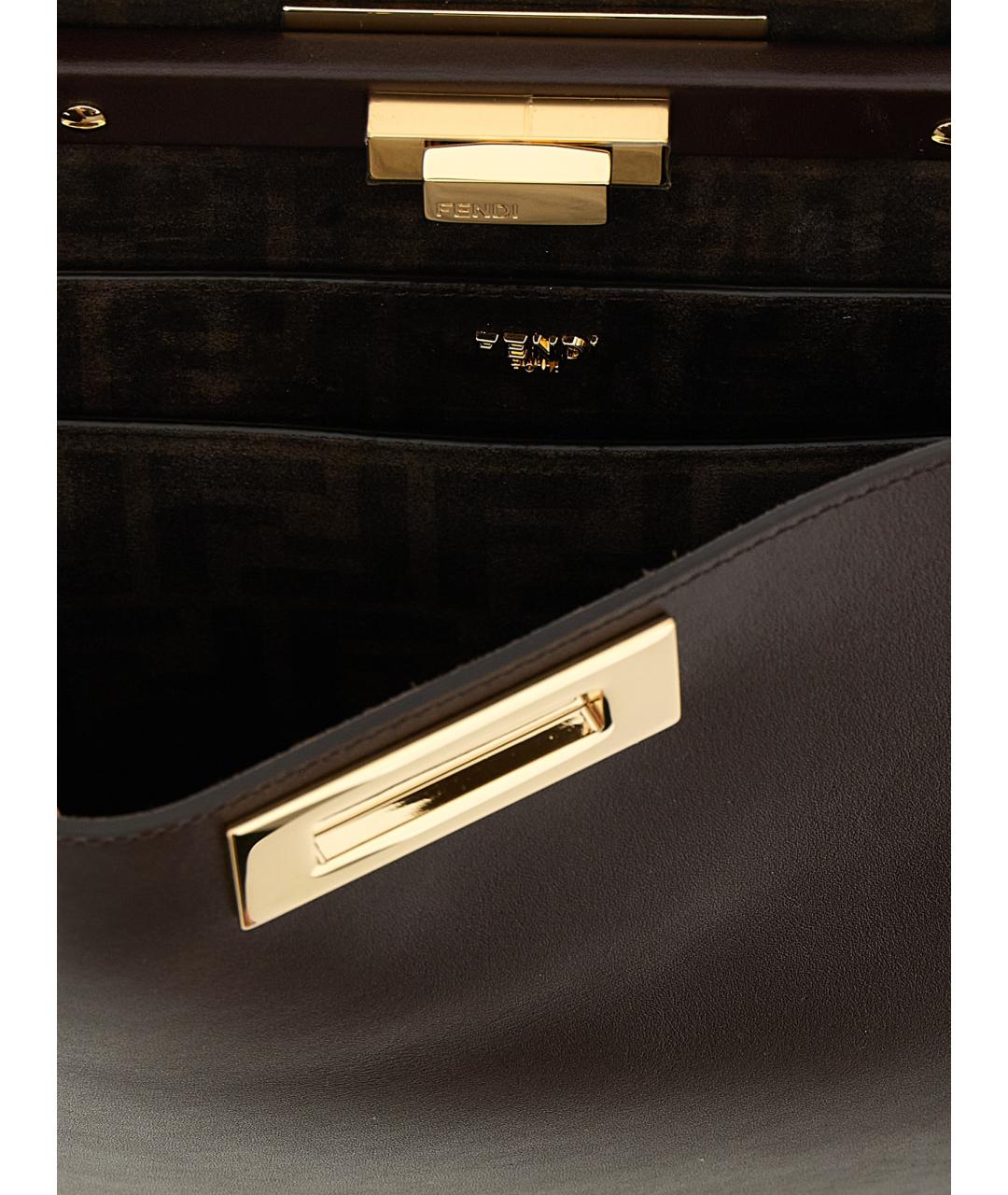 FENDI Коричневая сумка тоут, фото 4