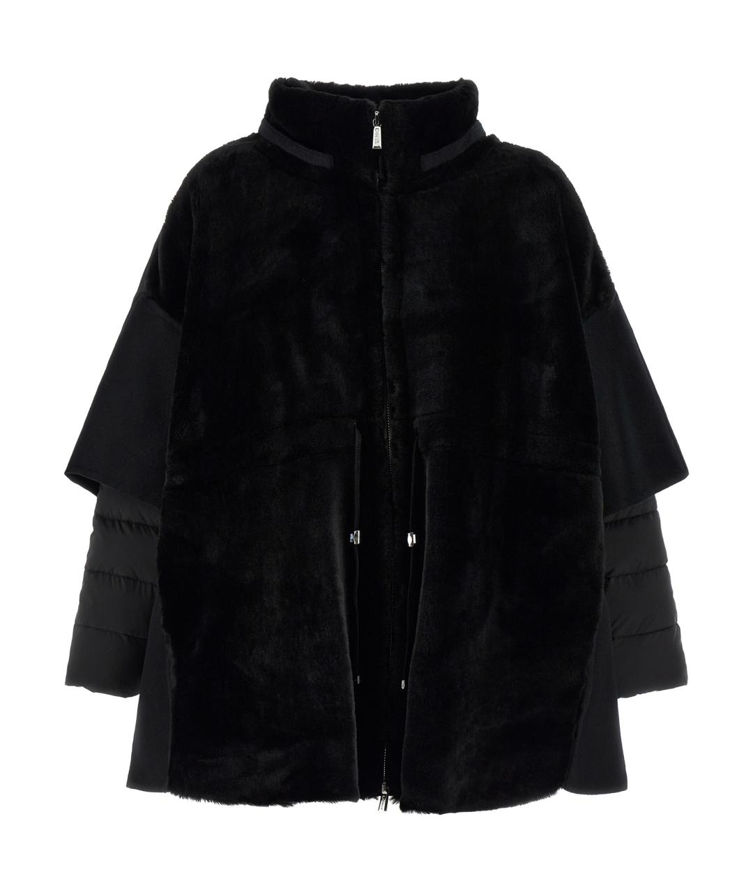 MOORER Черная кожаная куртка, фото 3