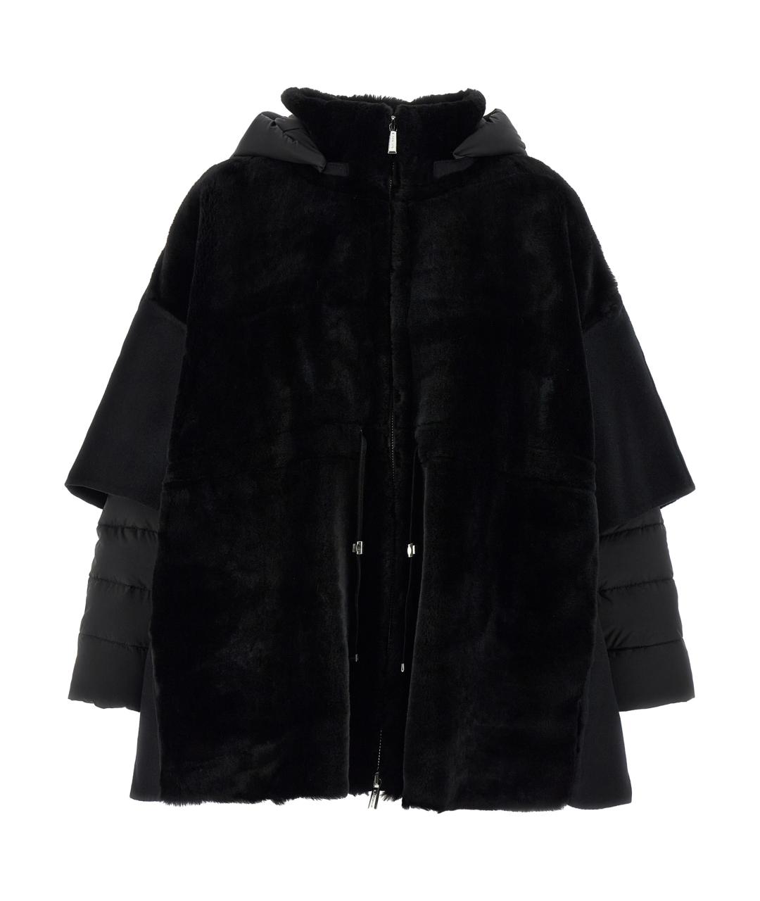 MOORER Черная кожаная куртка, фото 5