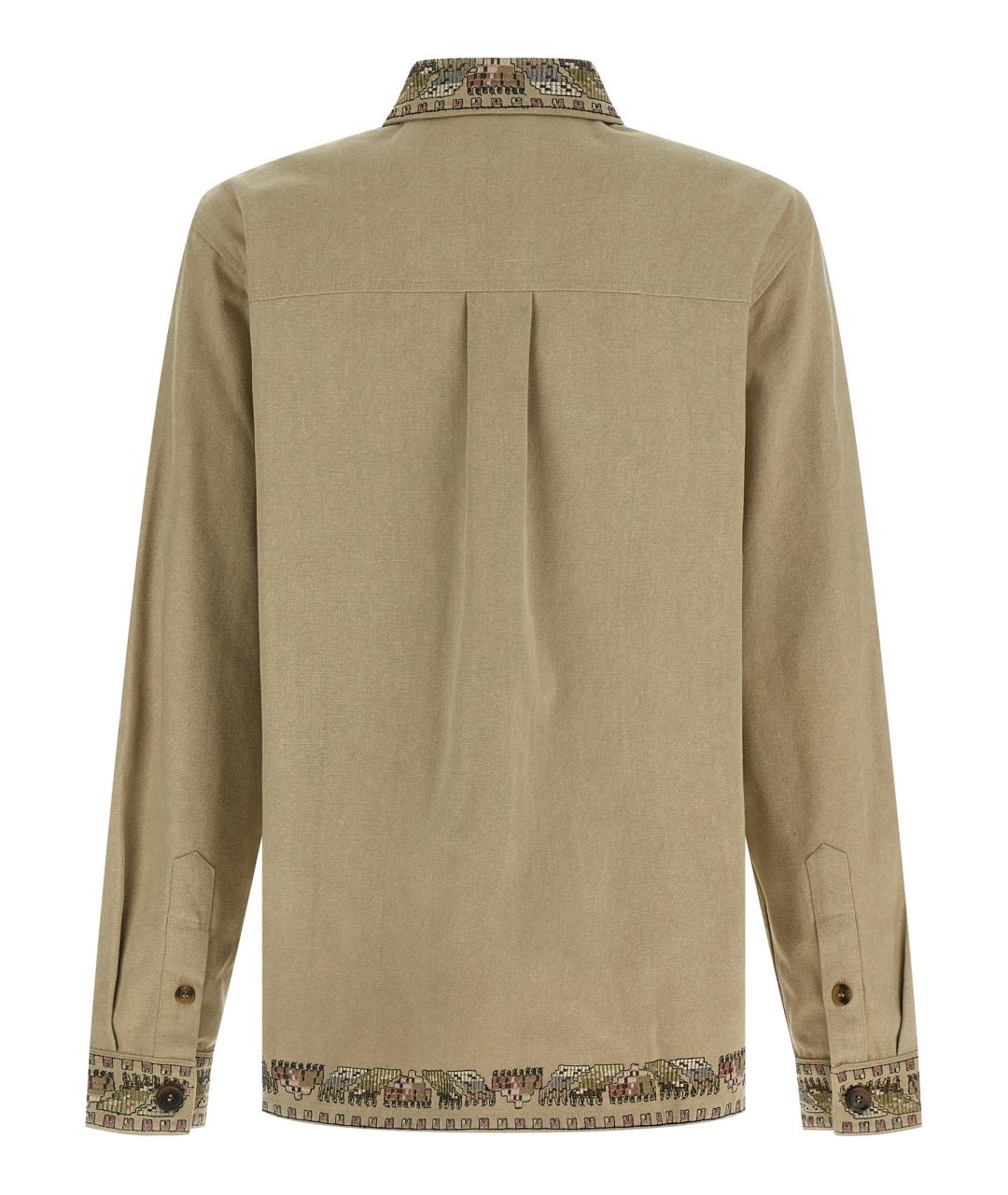 ISABEL MARANT Бежевая хлопковая куртка, фото 2