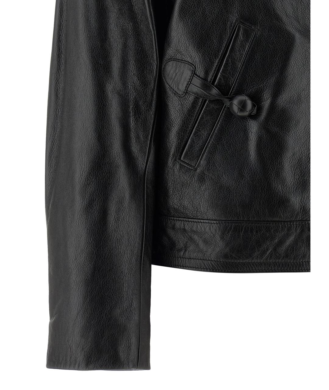 ISABEL MARANT Черная кожаная куртка, фото 4
