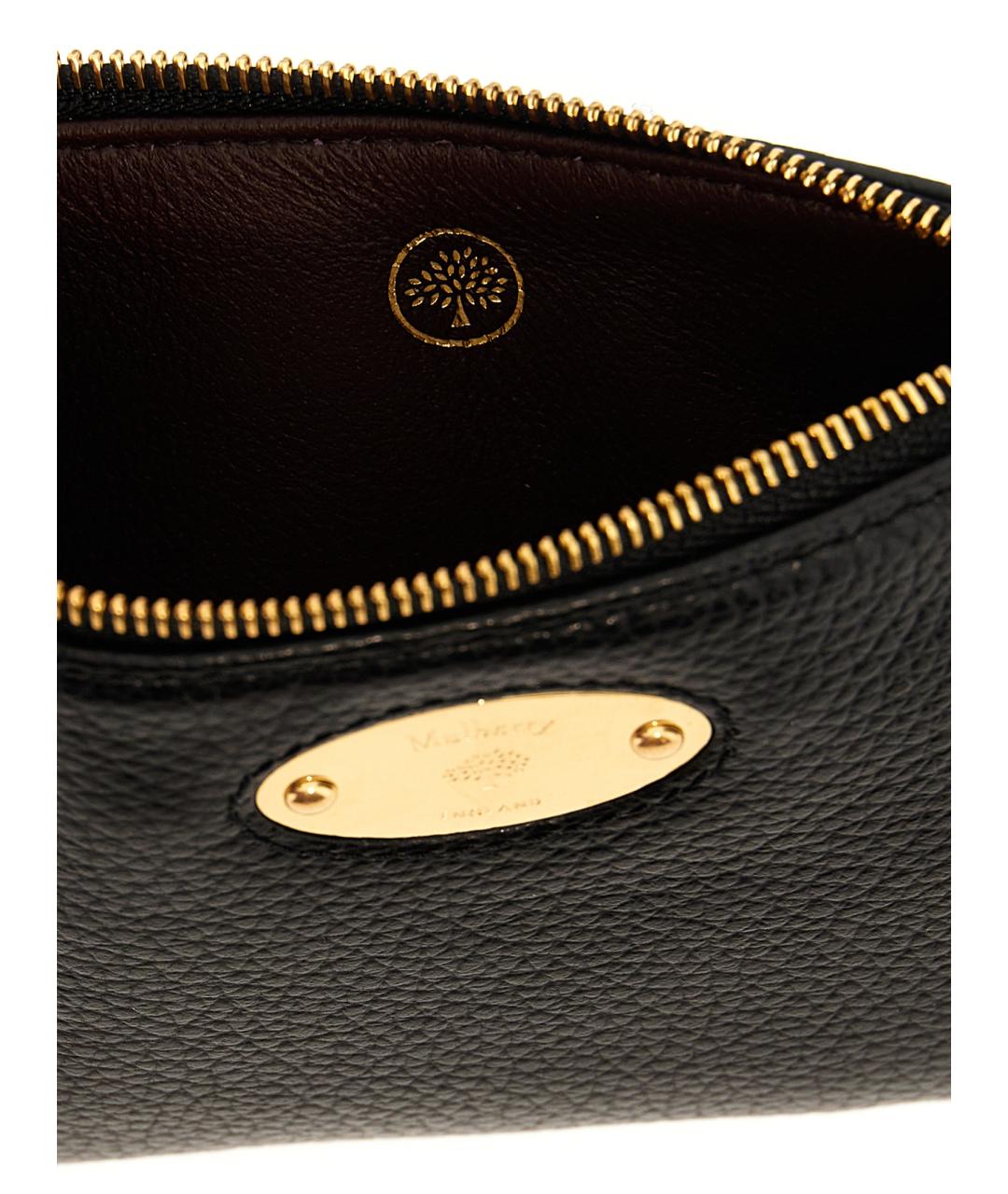 MULBERRY Черный кожаный кошелек, фото 3