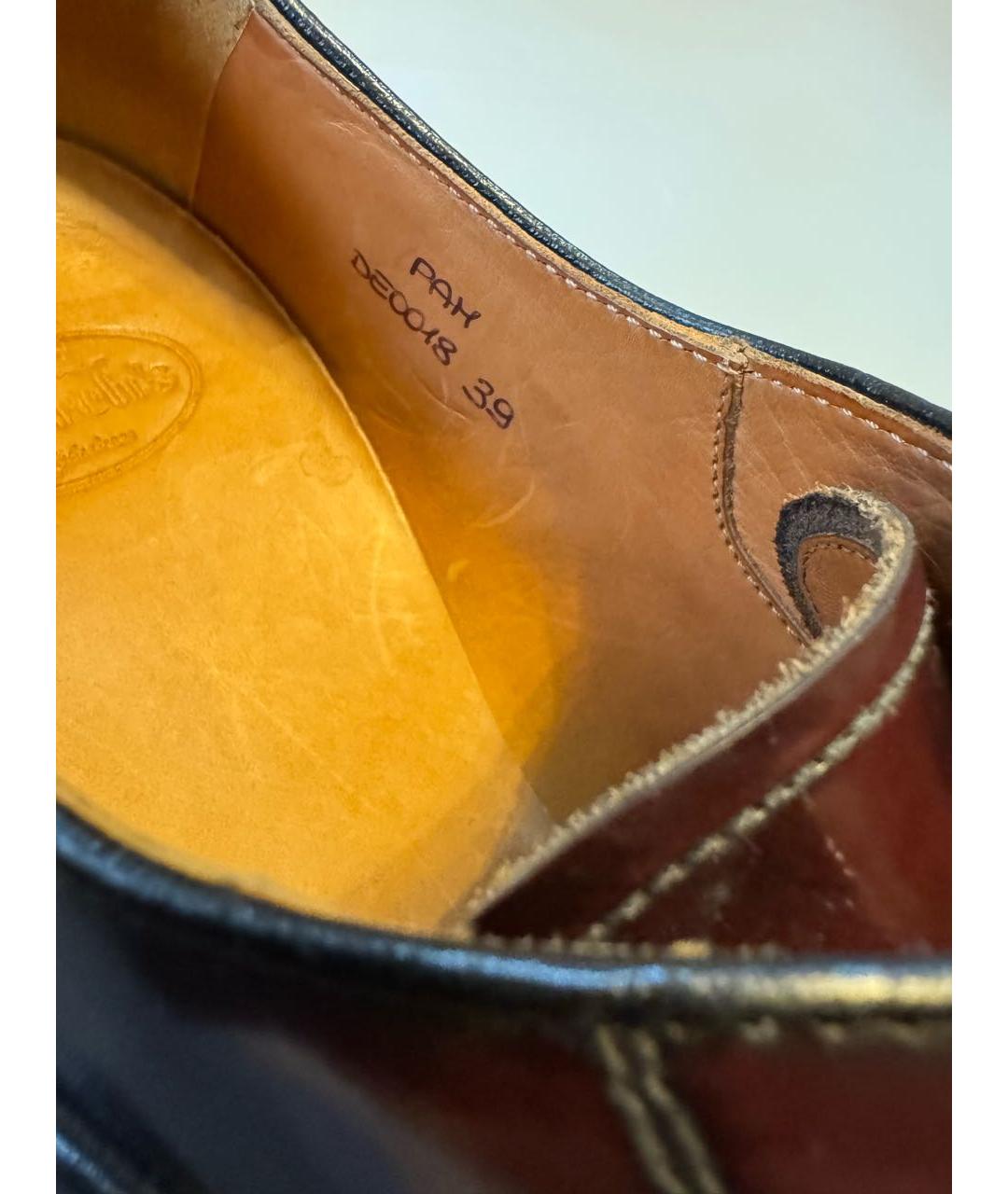 CHURCH'S Коричневые кожаные туфли, фото 5