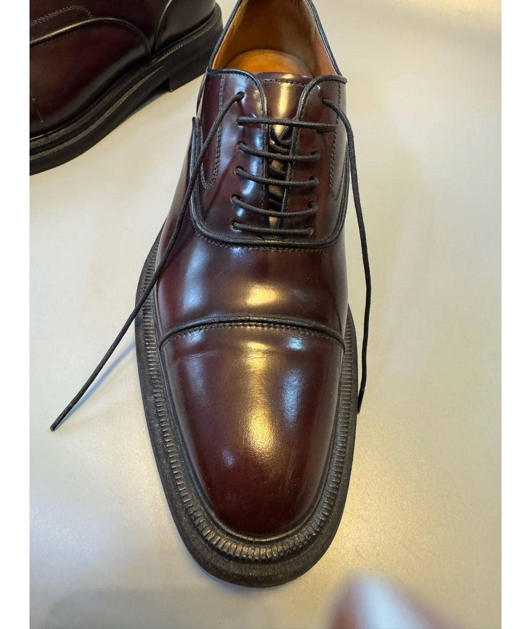 CHURCH'S Коричневые кожаные туфли, фото 4